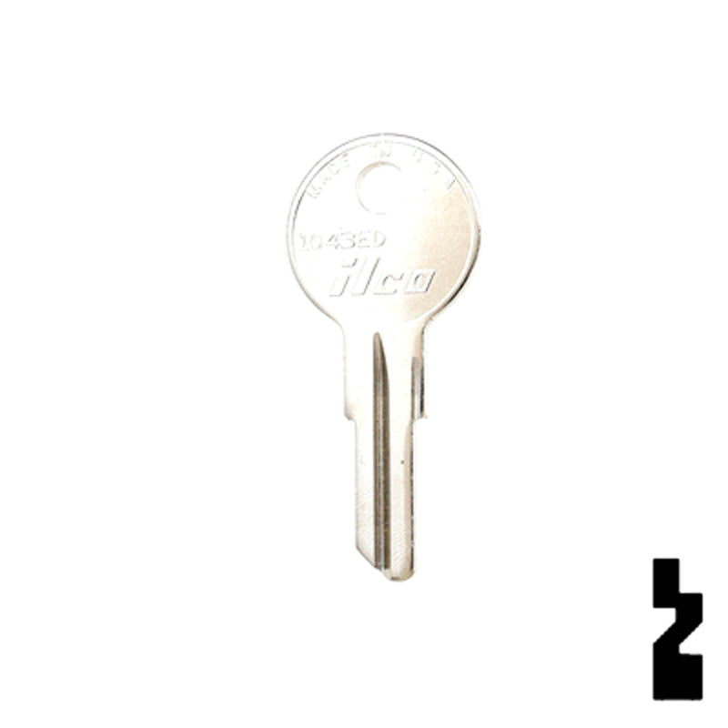 Uncut Key Blank | Illinois | 1043ED Residential-Commercial Key Ilco