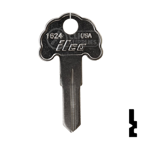 Uncut Key Blank | Imperial Cam Lock | 1624