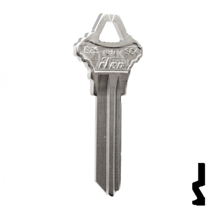 Uncut Key Blank | Imported Schlage, EZ-Set  | EZ5, SC4 Residential-Commercial Key Ilco