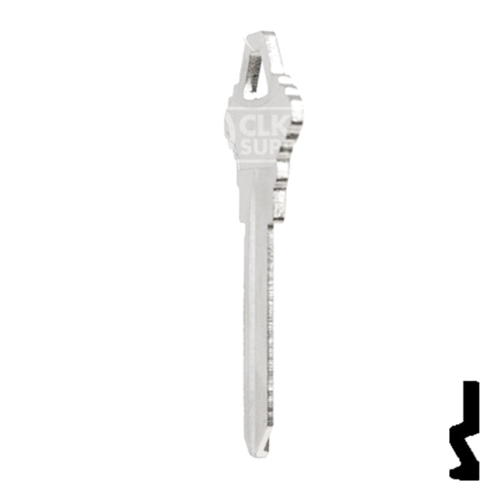 Uncut Key Blank | Imported Schlage, EZ-Set  | EZ5, SC4 Residential-Commercial Key Ilco