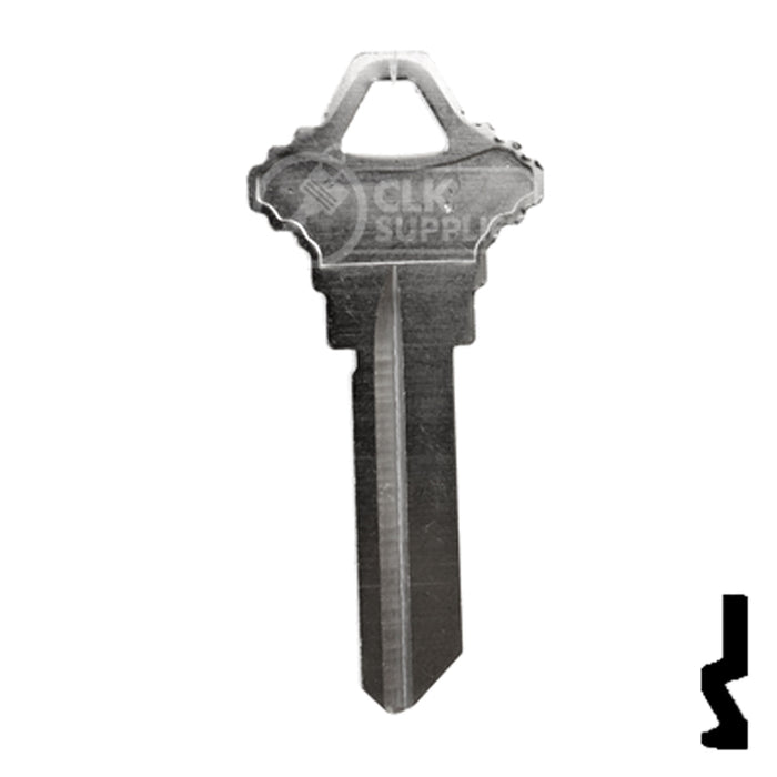 Uncut Key Blank | Imported Schlage, EZ-Set  | EZ5, SC4 Residential-Commercial Key Ilco