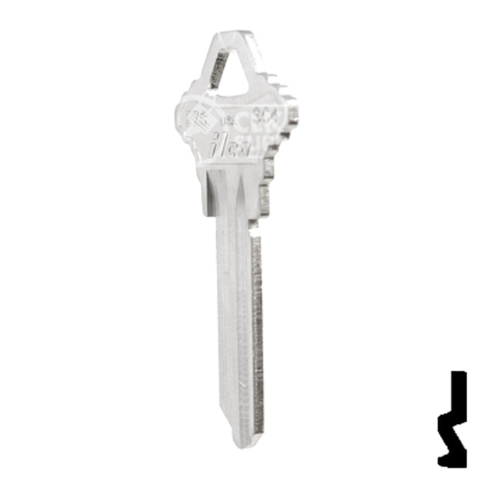 Uncut Key Blank | Imported Schlage, EZ-Set  | EZ5, SC4 Residential-Commercial Key Ilco