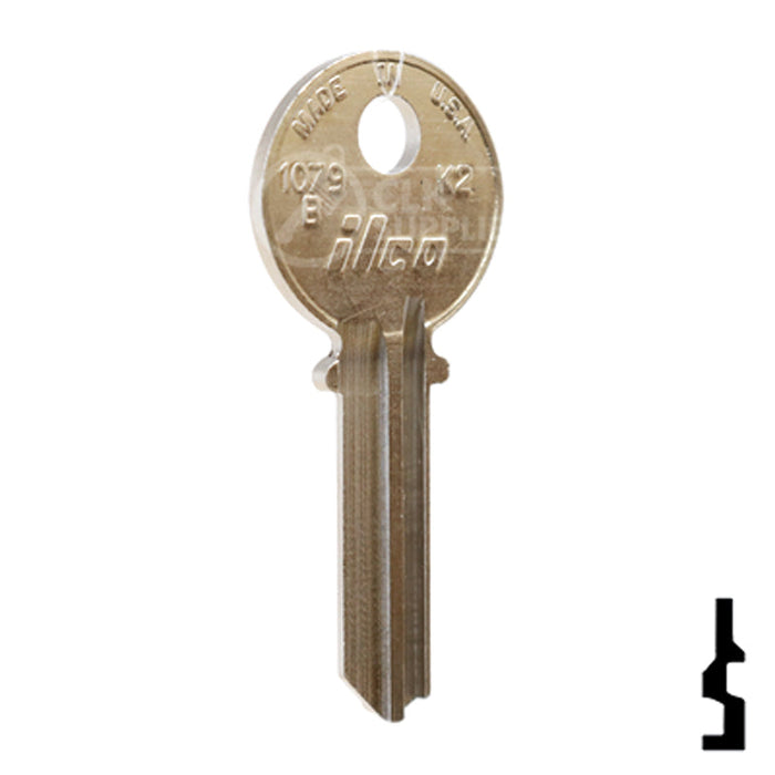 Uncut  Key Blank | Keil | 1079B, K2 Residential-Commercial Key Ilco