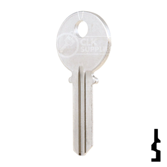 Uncut  Key Blank | Keil | 1079B, K2 Residential-Commercial Key Ilco