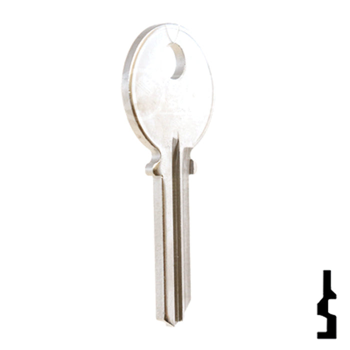 Uncut  Key Blank | Keil | 1079B, K2 Residential-Commercial Key Ilco