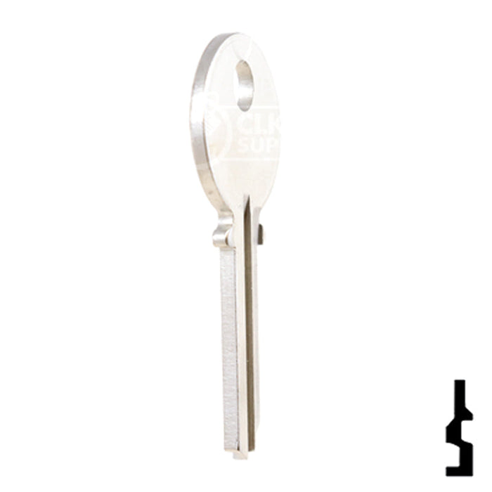 Uncut  Key Blank | Keil | 1079B, K2 Residential-Commercial Key Ilco