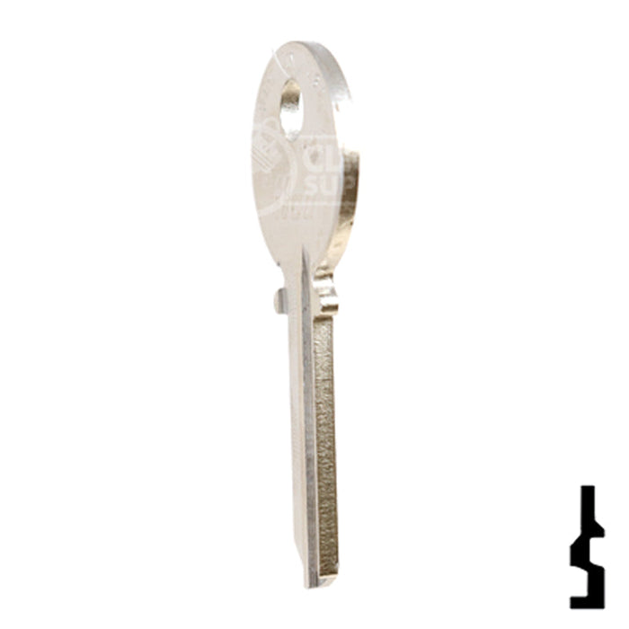 Uncut  Key Blank | Keil | 1079B, K2 Residential-Commercial Key Ilco