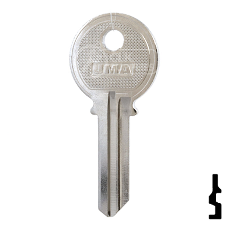Uncut Key Blank| Keil | K2, 1079B, KEI-2 Residential-Commercial Key JMA USA