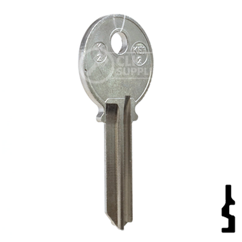 Uncut Key Blank| Keil | K2, 1079B, KEI-2 Residential-Commercial Key JMA USA