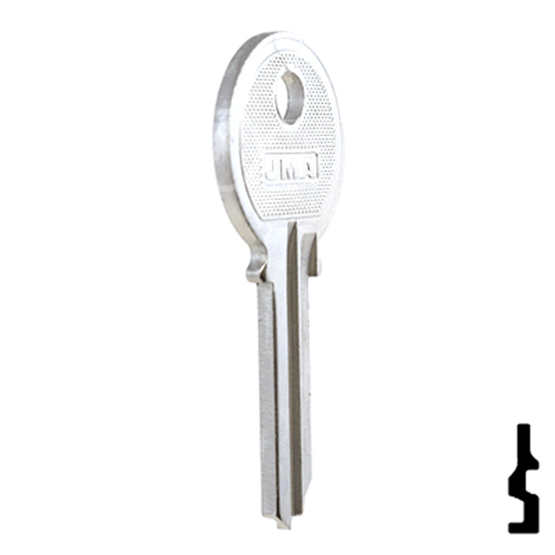 Uncut Key Blank| Keil | K2, 1079B, KEI-2 Residential-Commercial Key JMA USA