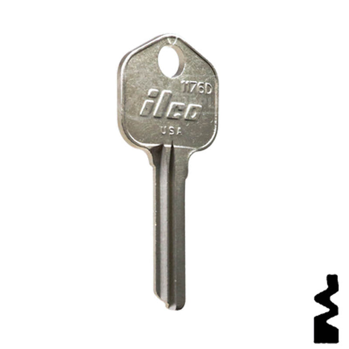 Uncut Key Blank | Kwikset | 1176D Residential-Commercial Key Ilco