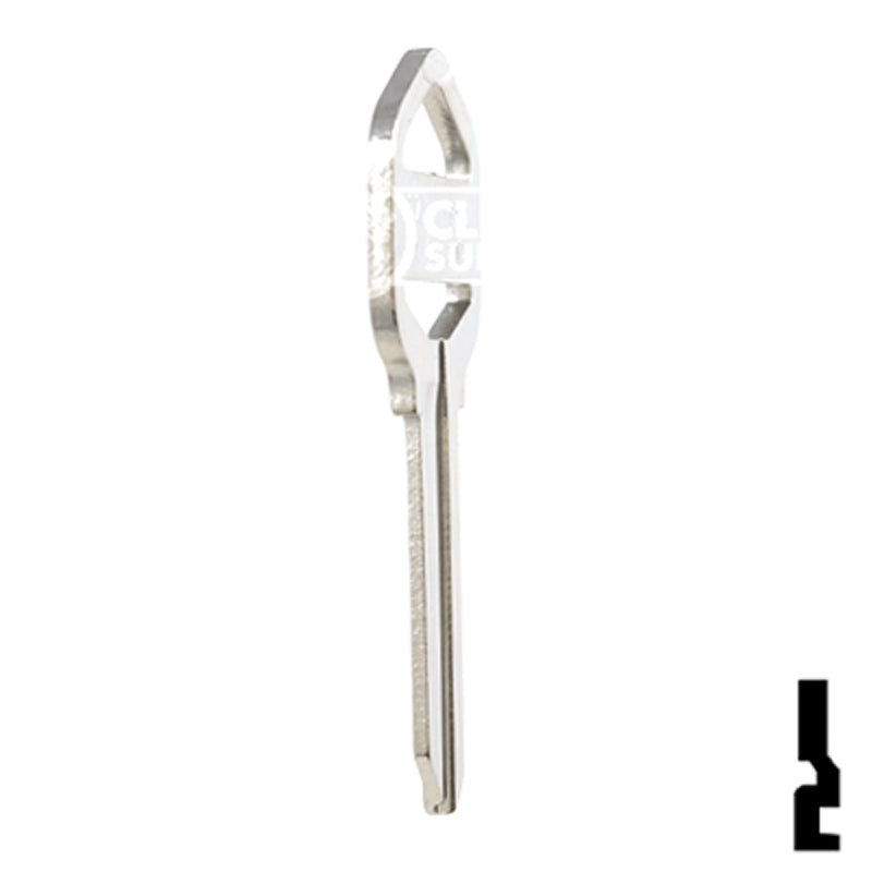 Uncut Key Blank | Kwikset | EZ1, LSD-1D Residential-Commercial Key JMA USA