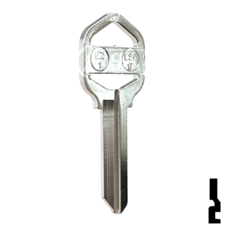 Uncut Key Blank | Kwikset | EZ1, LSD-1D Residential-Commercial Key JMA USA