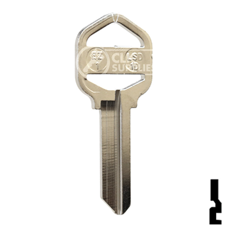 Uncut Key Blank | Kwikset | EZ1, LSD-1D Residential-Commercial Key JMA USA