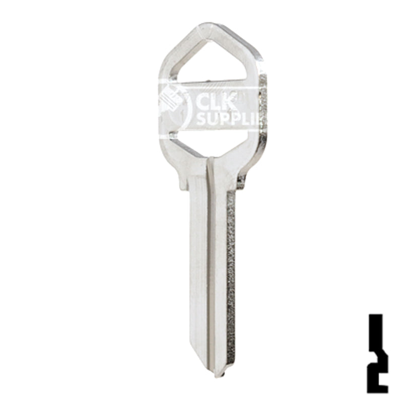 Uncut Key Blank | Kwikset | EZ1, LSD-1D Residential-Commercial Key JMA USA