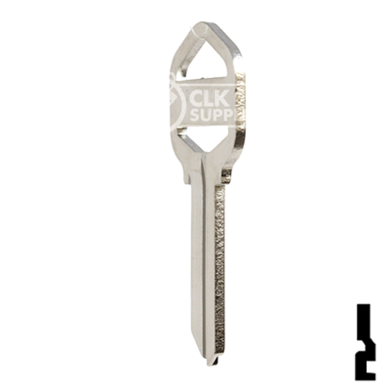 Uncut Key Blank | Kwikset | EZ1, LSD-1D Residential-Commercial Key JMA USA