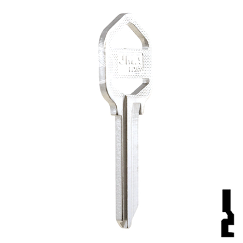 Uncut Key Blank | Kwikset | EZ1, LSD-1D Residential-Commercial Key JMA USA