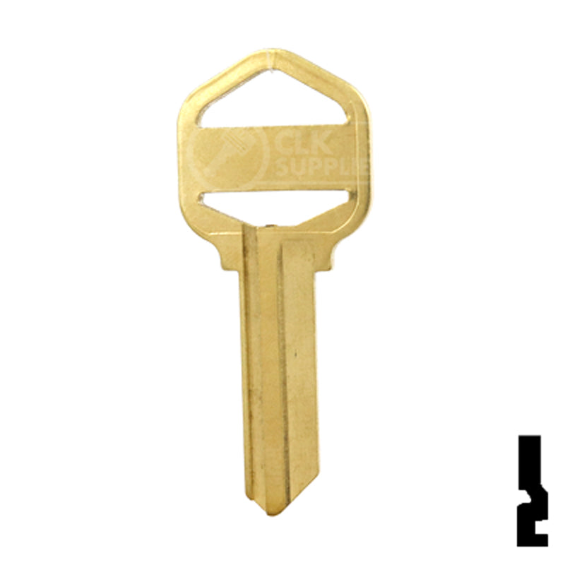 Uncut Key Blank | Kwikset | EZ1, LSD-1DE Residential-Commercial Key JMA USA