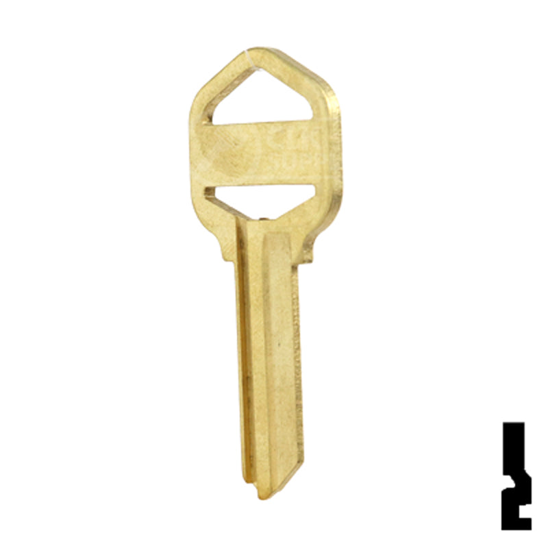 Uncut Key Blank | Kwikset | EZ1, LSD-1DE Residential-Commercial Key JMA USA