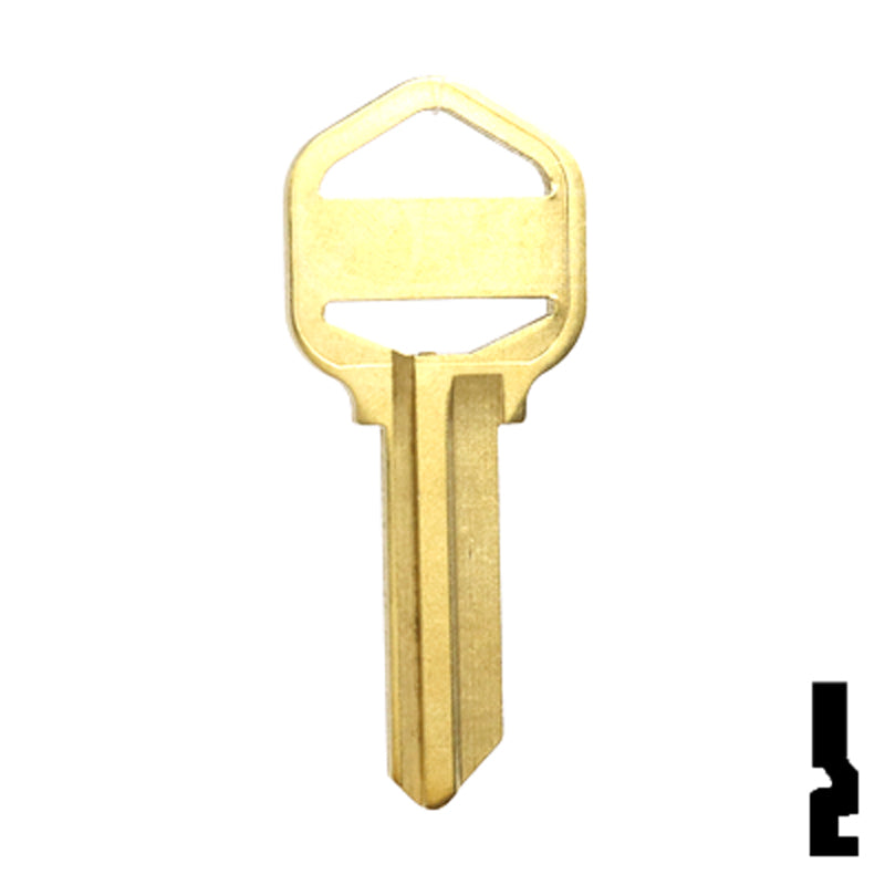 Uncut Key Blank | Kwikset | EZ1, LSD-1DE Residential-Commercial Key JMA USA