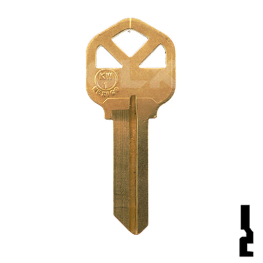 Uncut Key Blank | Kwikset | KW1, 1176 Residential-Commercial Key JMA USA