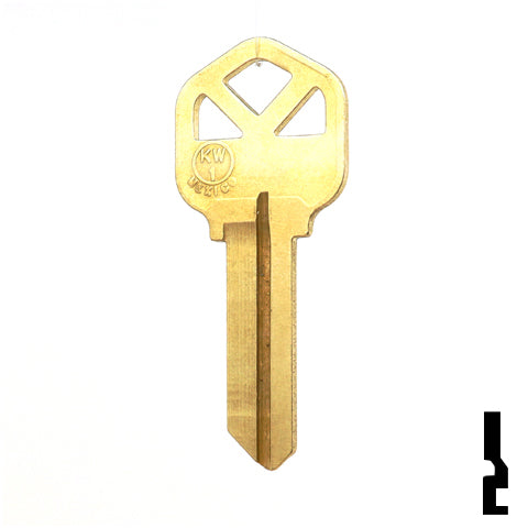 Uncut Key Blank | Kwikset | KW1, 1176 Residential-Commercial Key JMA USA