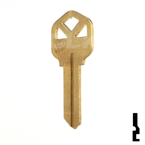 Uncut Key Blank | Kwikset | KW1, 1176 Residential-Commercial Key JMA USA