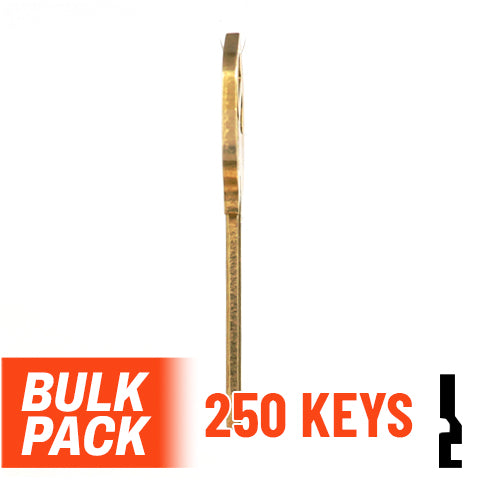 Uncut Key Blank | Kwikset | KW1 - 250 Pack Residential-Commercial Key JMA USA