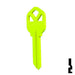 Uncut Key Blank | Kwikset KW1 | Neon (50PK) Residential-Commercial Key JMA USA