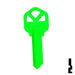 Uncut Key Blank | Kwikset KW1 | Neon (50PK) Residential-Commercial Key JMA USA