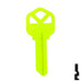 Uncut Key Blank | Kwikset KW1 | Neon (50PK) Residential-Commercial Key JMA USA