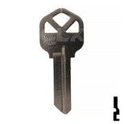 Uncut Key Blank | Kwikset | KW1 - Nickel Plated Residential-Commercial Key JMA USA