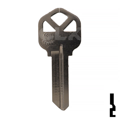 Uncut Key Blank | Kwikset | KW1 - Nickel Plated Residential-Commercial Key JMA USA