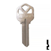 Uncut Key Blank | Kwikset | KW1 - Nickel Plated Residential-Commercial Key JMA USA