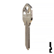 Uncut Key Blank | Kwikset | KW1 - Nickel Plated Residential-Commercial Key JMA USA