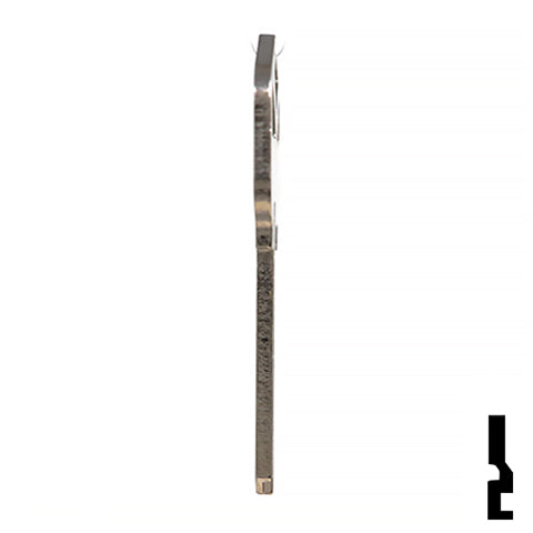 Uncut Key Blank | Kwikset | KW1 - Nickel Plated Residential-Commercial Key JMA USA