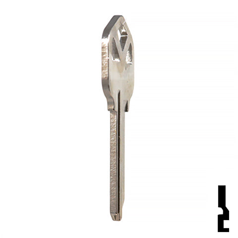Uncut Key Blank | Kwikset | KW1 - Nickel Plated Residential-Commercial Key JMA USA