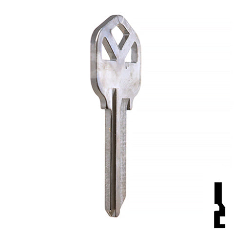 Uncut Key Blank | Kwikset | KW1 - Nickel Plated Residential-Commercial Key JMA USA