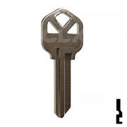 Uncut Key Blank | Kwikset | KW1 - Nickel Plated Residential-Commercial Key JMA USA