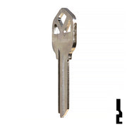 Uncut Key Blank | Kwikset | KW1 - Nickel Plated Residential-Commercial Key JMA USA