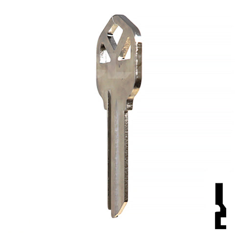 Uncut Key Blank | Kwikset | KW1 - Nickel Plated Residential-Commercial Key JMA USA