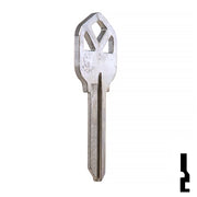 Uncut Key Blank | Kwikset | KW1 - Nickel Plated Residential-Commercial Key JMA USA