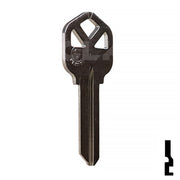 Uncut Key Blank | Kwikset | KW1 - Nickel Plated Residential-Commercial Key JMA USA