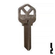Uncut Key Blank | Kwikset | KW1 - Nickel Plated Residential-Commercial Key JMA USA