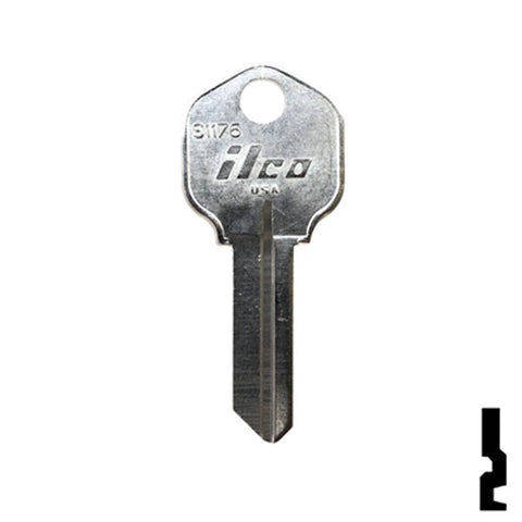 Uncut Key Blank | Kwikset | S1176 Residential-Commercial Key Ilco