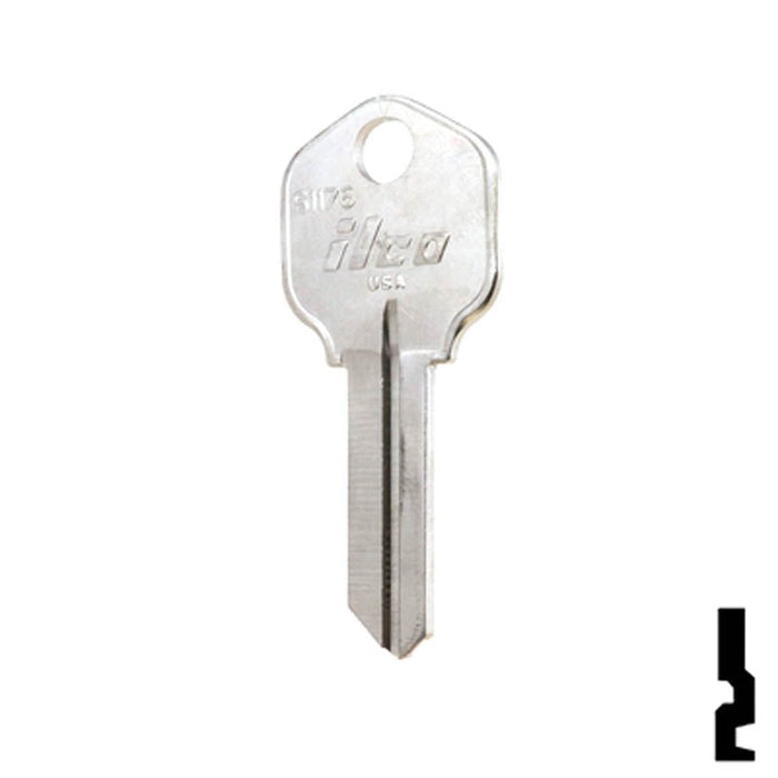 Uncut Key Blank | Kwikset | S1176 Residential-Commercial Key Ilco