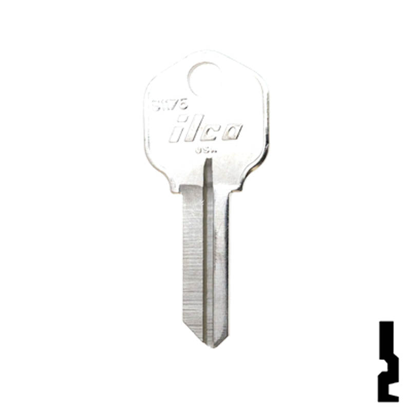 Uncut Key Blank | Kwikset | S1176 Residential-Commercial Key Ilco