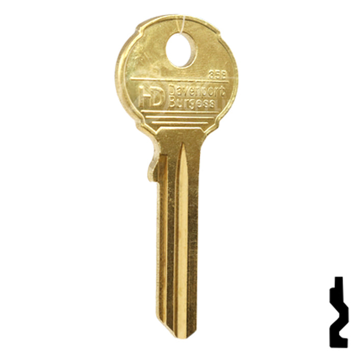 Uncut Key Blank | Legge, Union | BD225 Residential-Commercial Key Framon Manufacturing Company, Inc