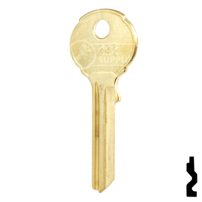 Uncut Key Blank | Legge, Union | BD225 Residential-Commercial Key Framon Manufacturing Company, Inc