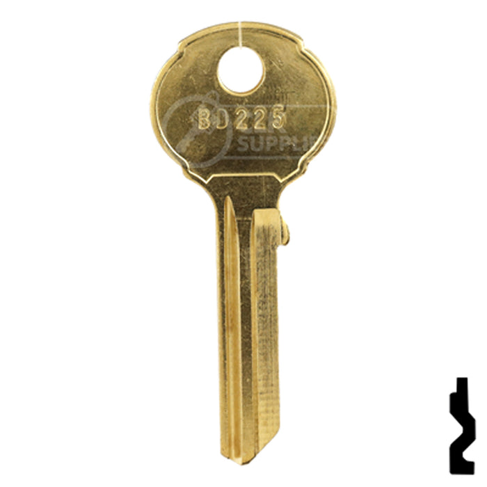 Uncut Key Blank | Legge, Union | BD225 Residential-Commercial Key Framon Manufacturing Company, Inc